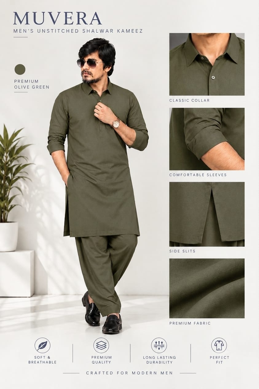 Muvera Classic Unstitched Shalwar Kameez