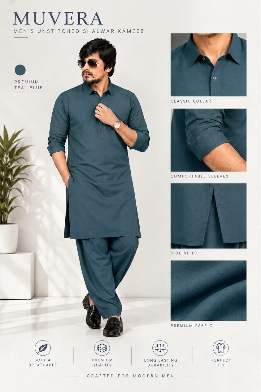 Muvera Classic Unstitched Shalwar Kameez